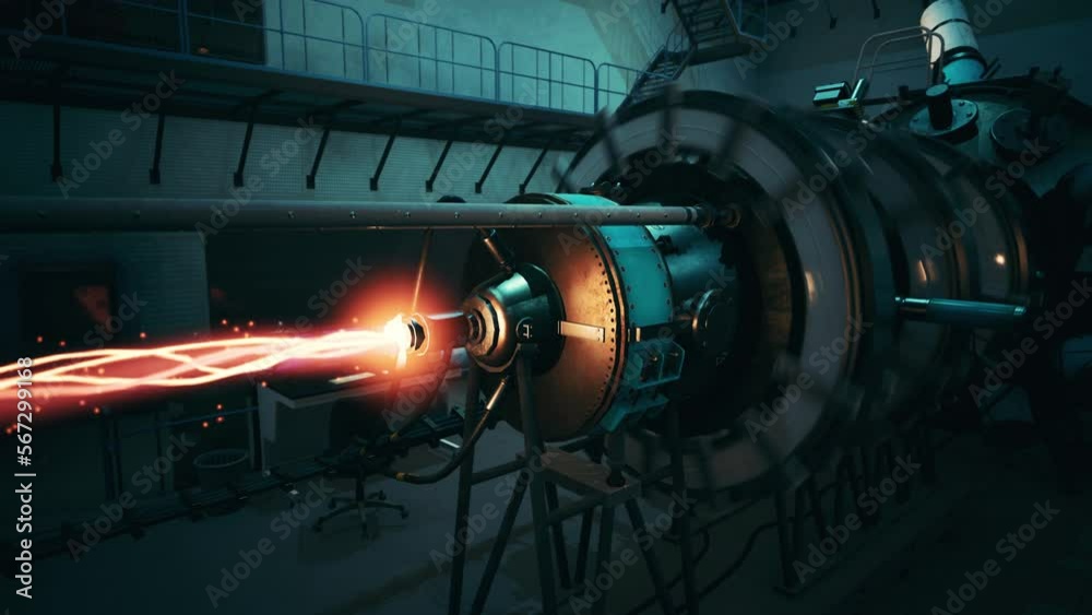 Conceptual high tech power plant thermonuclear or nuclear reactor Conceptual high tech power plant thermonuclear or nuclear reactor