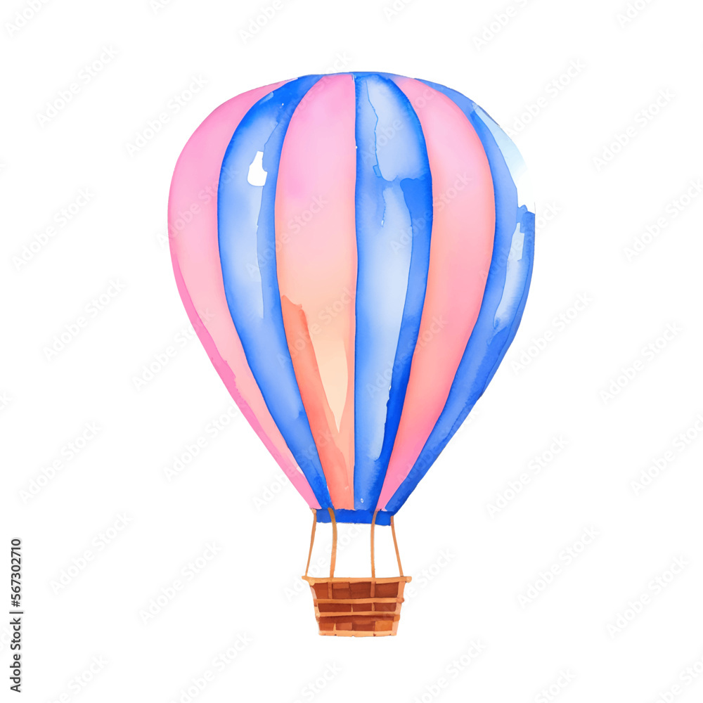 Fototapeta premium digital drawing with watercolor style illustration