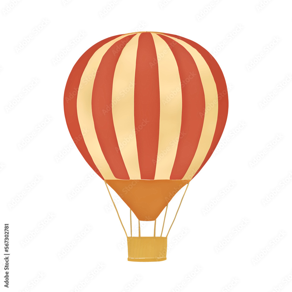 Naklejka premium digital drawing with watercolor style illustration