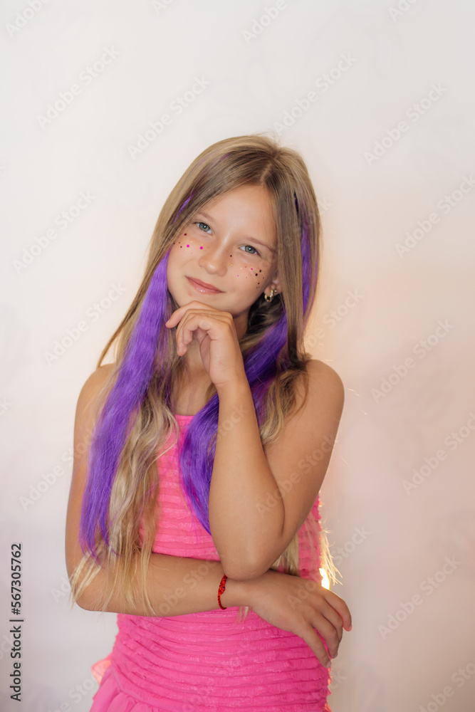 girl shows emotions, portrait of a girl girl shows emotions, portrait of a girl