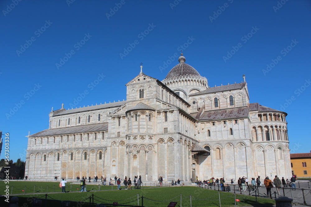 Leaning Tower of Pisa,Piazza dei Miracoli,Duomo di Pisa.  Pisa İtaly