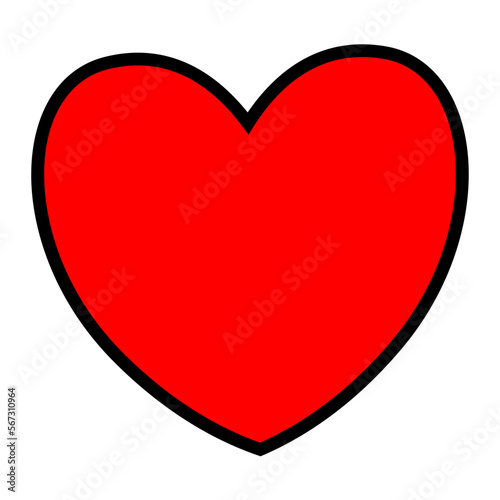 Free Download Red Heart icon vector. Love illustration sign collection. Valentine's Day symbol or logo. - GFXLoad