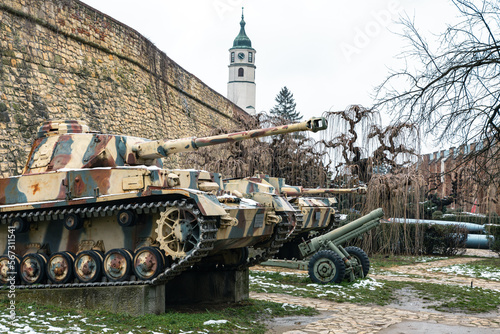 World War II Military Museum at the Belgrade Fortress or Kalemegdan Fortress in the centre of the Belgrade city in Serbia.