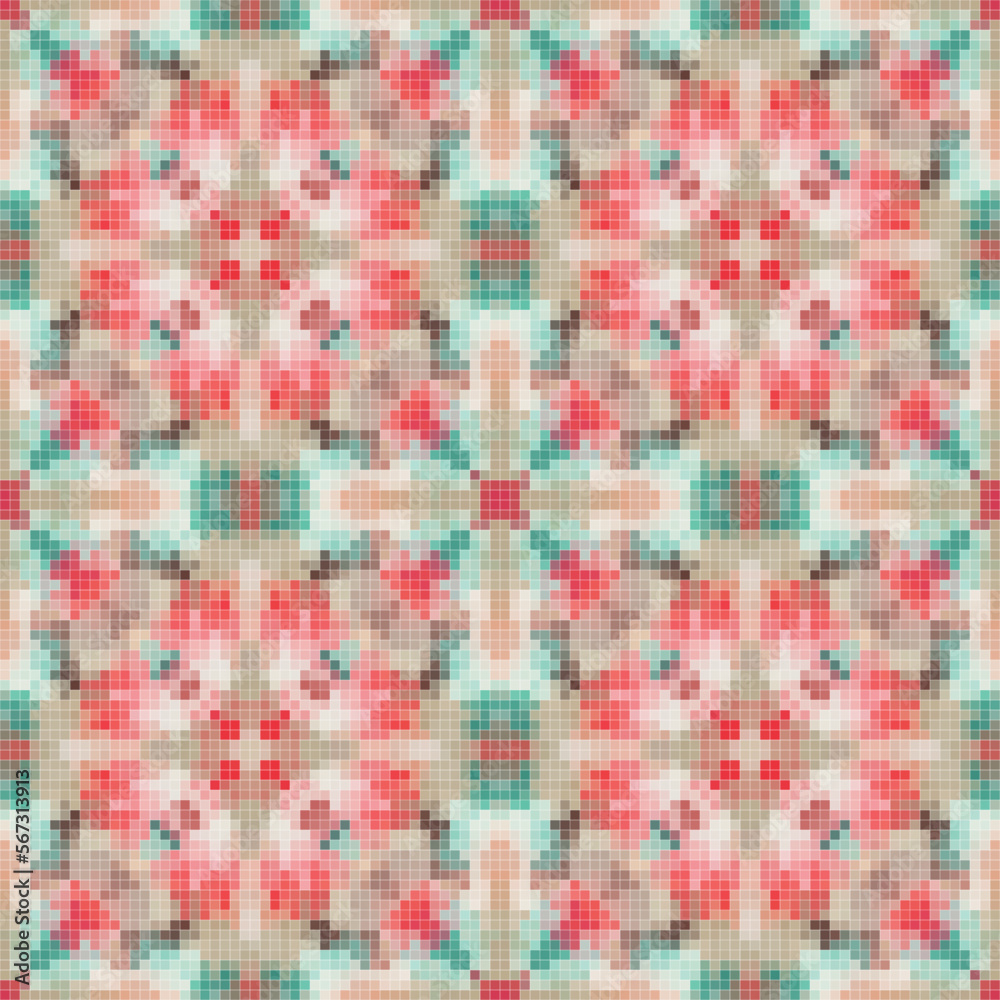 Fototapeta premium Geometric seamless pattern design.