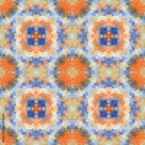 Geometric seamless pattern design.