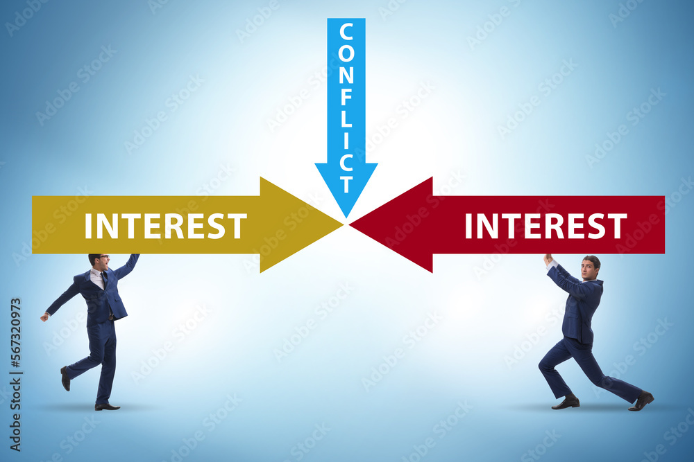 Conflict of interest concept in ethical business Conflict of interest concept in ethical business