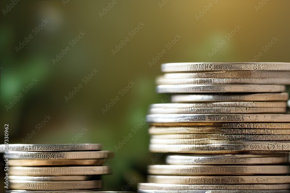 High-Resolution Image of Shiny Silver Coins, Perfect for Adding a ...
