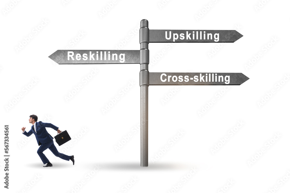 At the crossroads choosing between up-skilling and re-skilling At the crossroads choosing between up-skilling and re-skilling