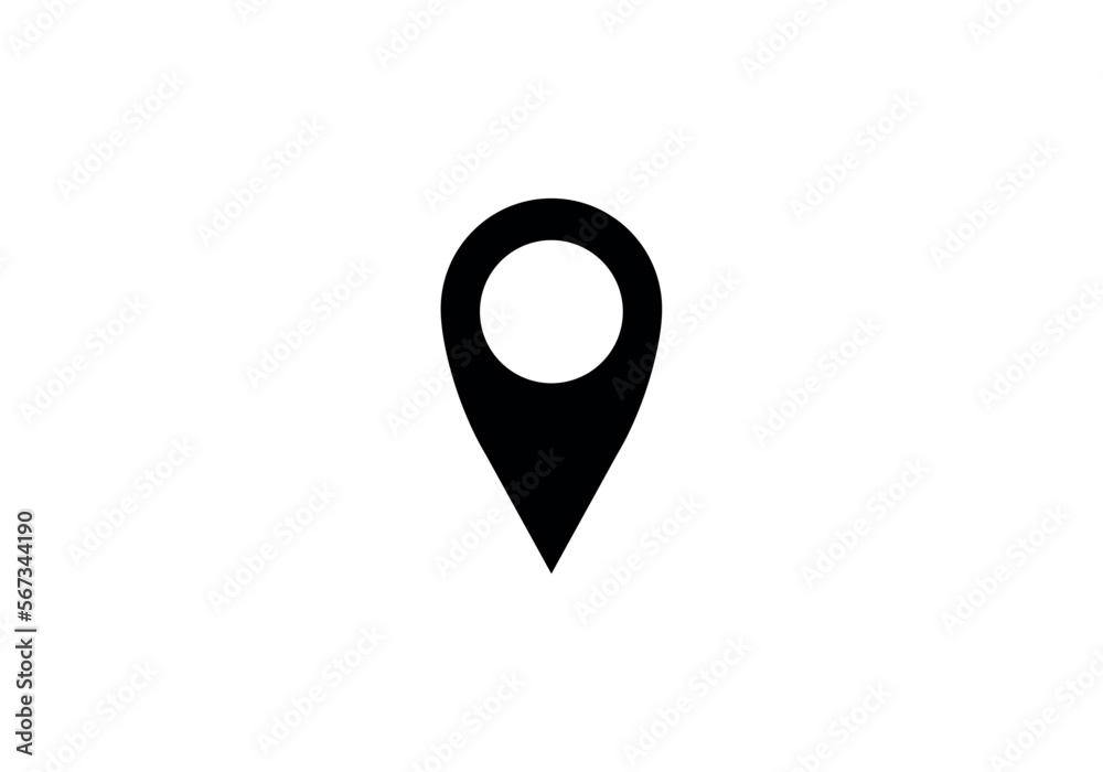 location map icon vector on a white background location map icon vector on a white background