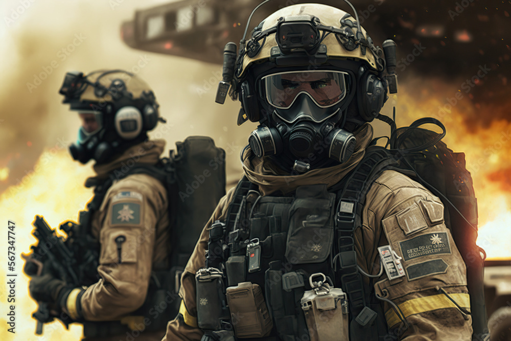 Special forces. Soldiers. GEnerated AI Special forces. Soldiers. GEnerated AI