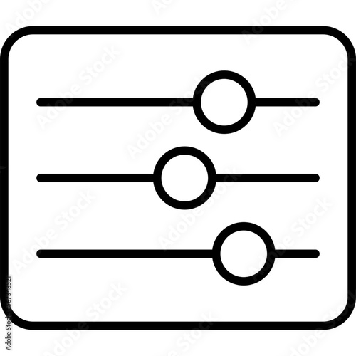 Sliders  Icon