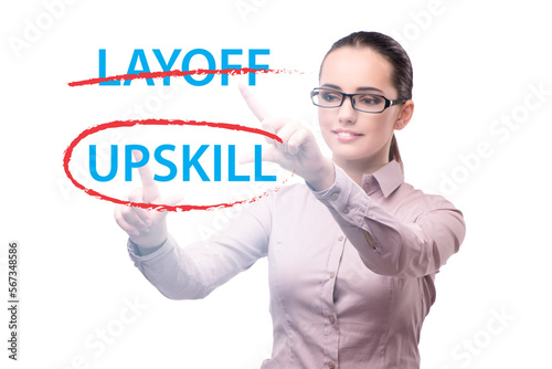 Re-skilling and upskilling in learning concept