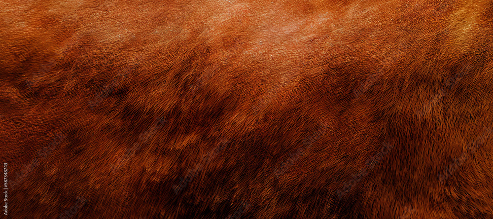 brown horse fur skin leather texture background with Generative AI Technology
