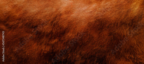 brown horse fur skin leather texture background with Generative AI Technology
