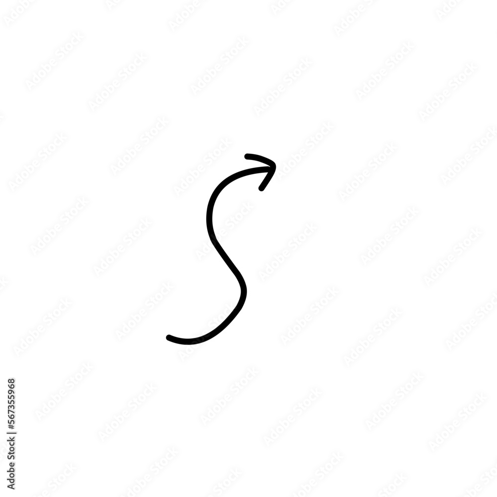 hand drawn arrow