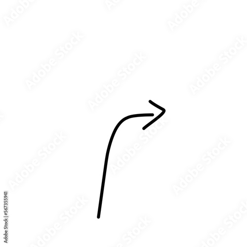 hand drawn arrow