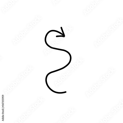 hand drawn arrow