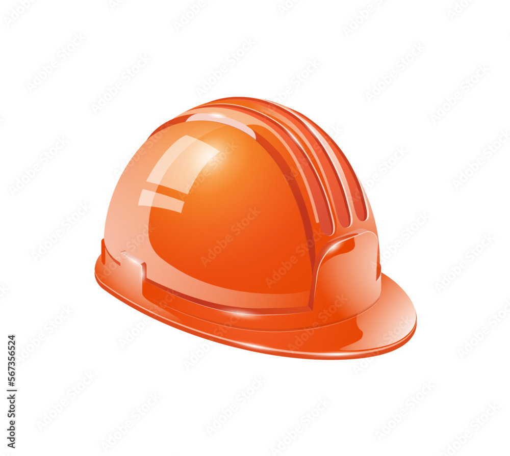 Fototapeta premium Hard Hat Construction Composition