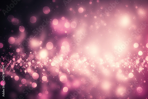 Sparkle Background, soft pink. Sparkles. Bright lights. Wallpaper. Depth of Field. Out of Focus. Glitter. Generative AI.