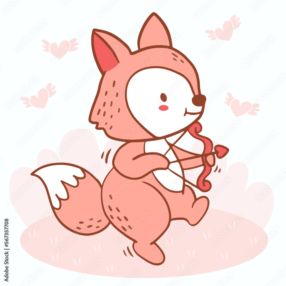 Big isolated hand drawn cartoon vector character design animale in love, doodle style Valentine concept animal flat vector illustration Big isolated hand drawn cartoon vector character design animale in love, doodle style Valentine concept animal flat vector illustration