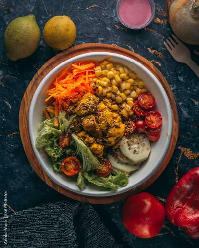 chicken with vegetables