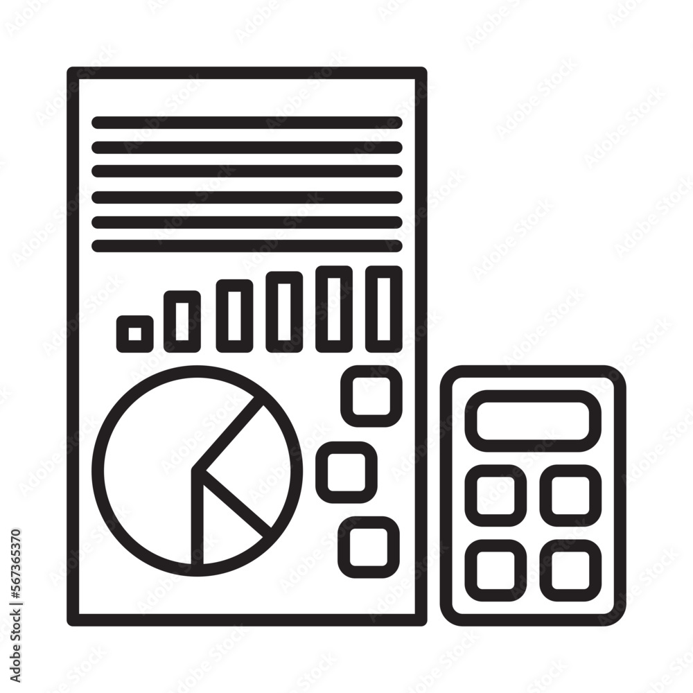 FINANCIAL PLAN design vector icon FINANCIAL PLAN design vector icon