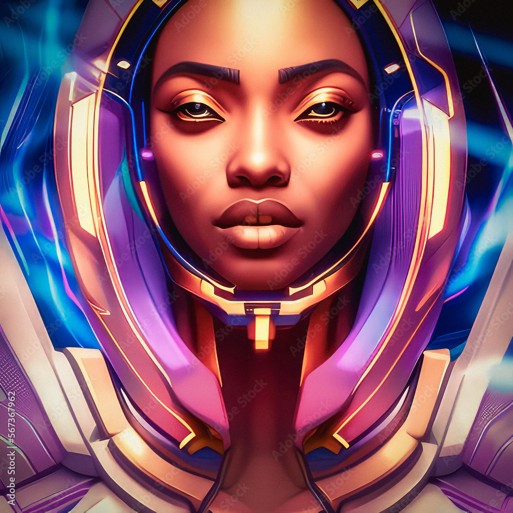 Generative AI Electronic Space Odyssey A Futuristic Synthwave