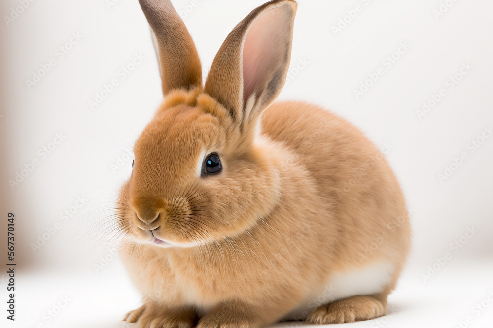 Fototapeta premium Cute Bunny, Generative AI