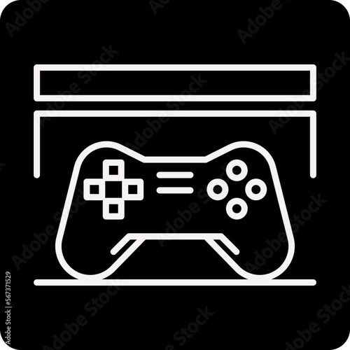 solid Game Center design vector icon