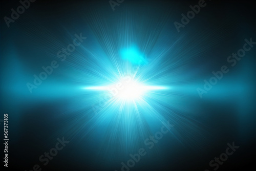  flash ray on a Blue gradient background