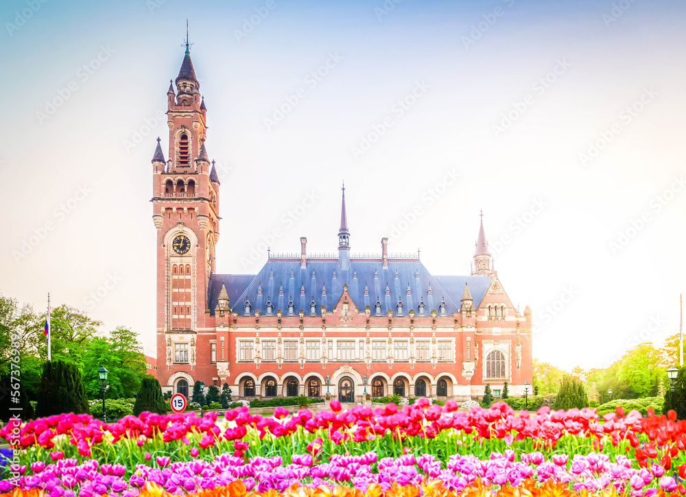 Fototapeta premium palace of peace in The Hague