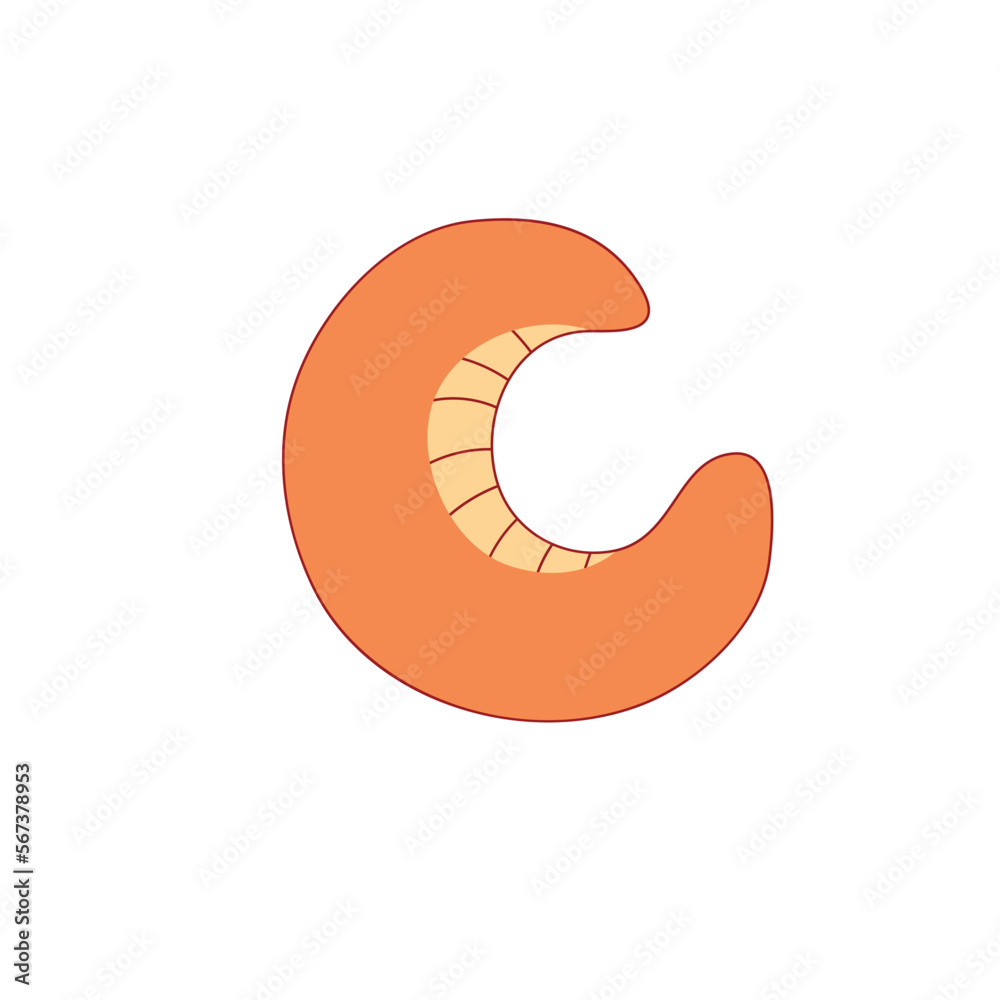 Moon isolated on white background. Solar system planet in cartoon style. world of stars. Vector illustration Moon isolated on white background. Solar system planet in cartoon style. world of stars. Vector illustration