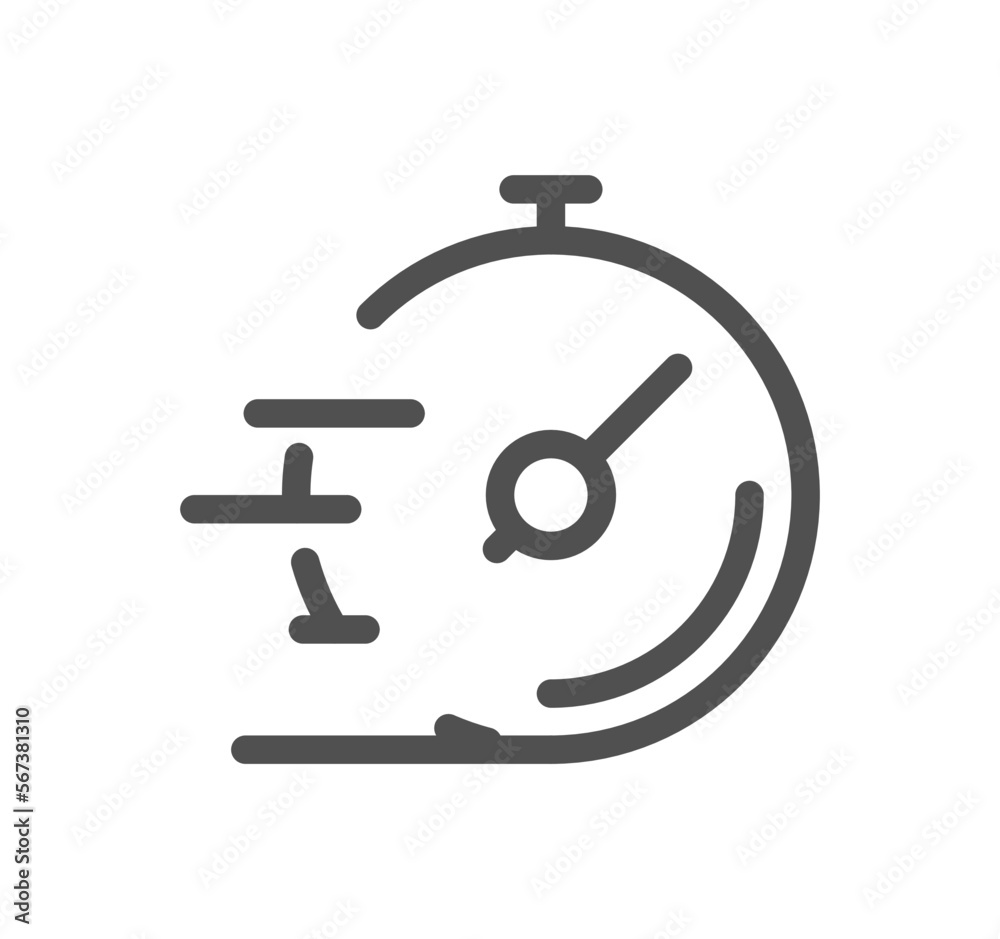 Time related icon outline and linear vector. Time related icon outline and linear vector.