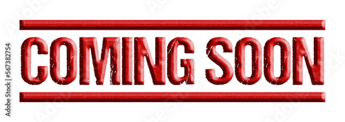 Coming soon stamp, vintage grunge label sign coming soon