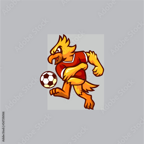 Fototapeta Naklejka Na Ścianę i Meble -  Soccer Mascot 
