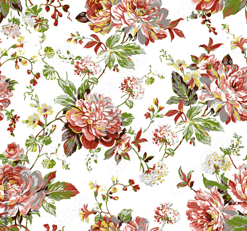 Textile and digital seamless pattern design 