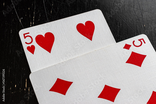 Obraz na plátne Euchre Score Cards