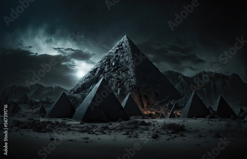 Dark Pyramids