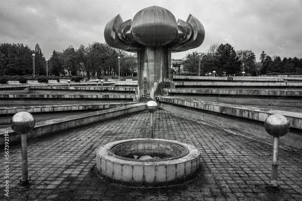 Freedom square in Old Town of Bratislava, Slovakia