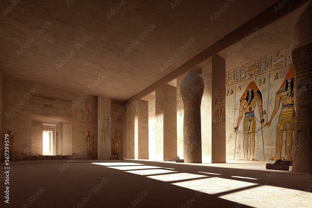 Inside the secret tombs of Egyptian Pharaohs. Inaccessible to the ...