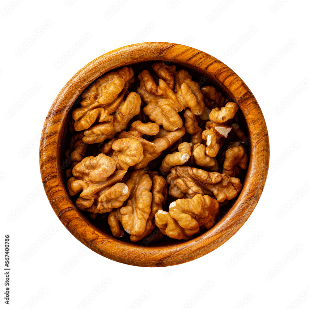 Bunch of peeled whole walnuts i Bunch of peeled whole walnuts i