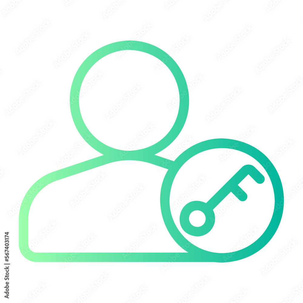 key gradient icon key gradient icon