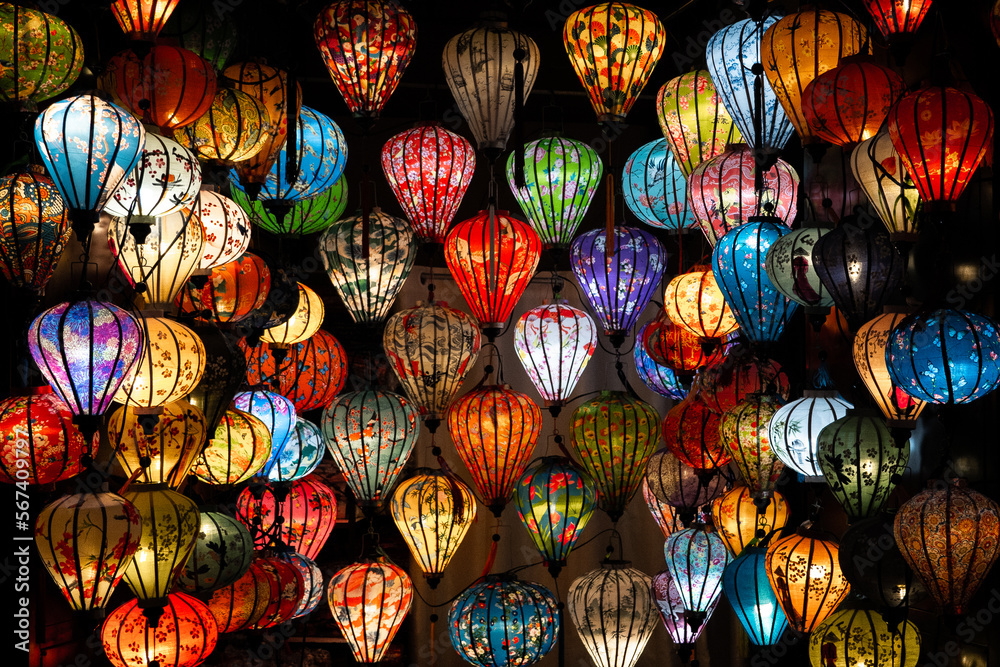Colorful lanterns of Hoi An in Vietnam