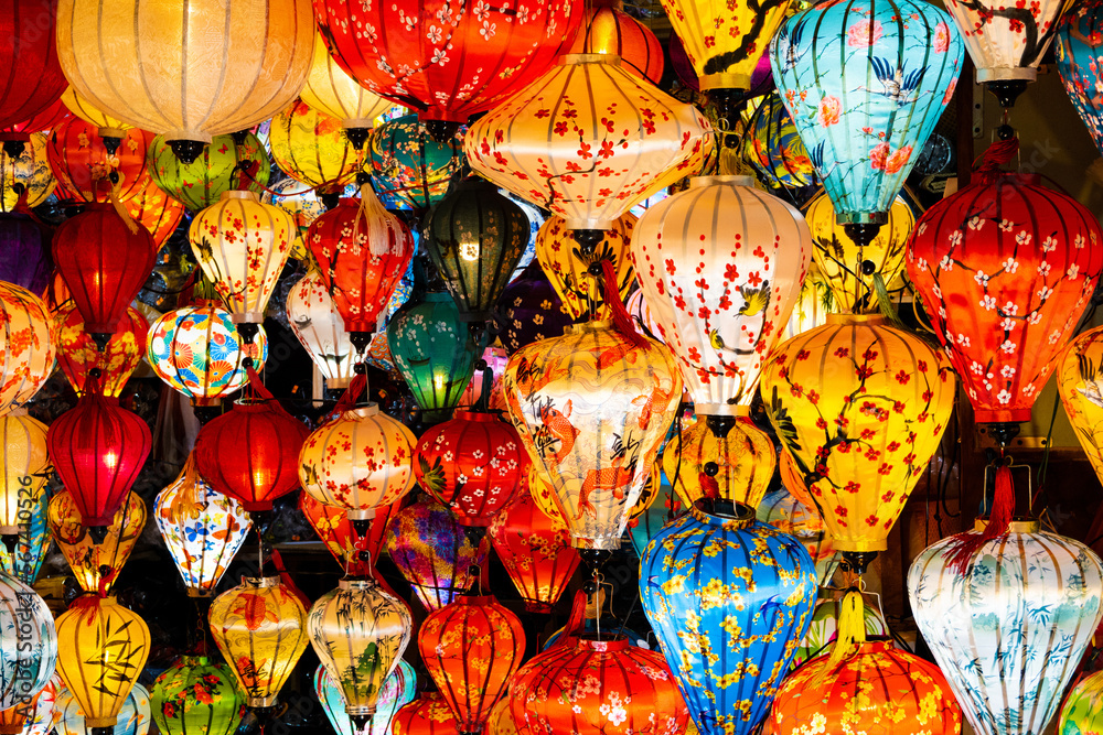 Colorful lanterns of Hoi An in Vietnam