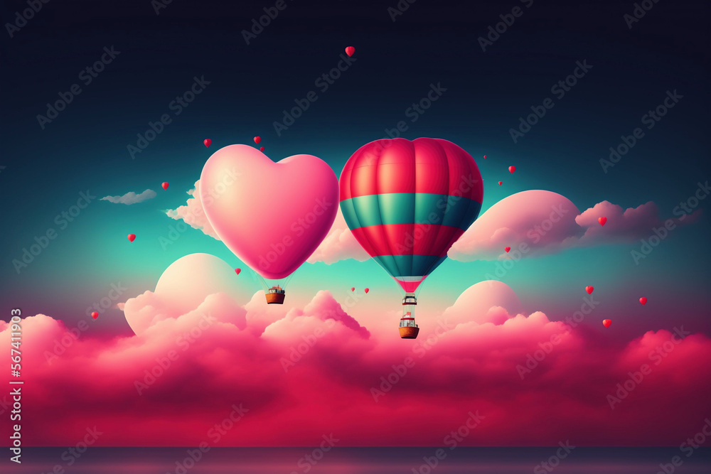 Fototapeta premium hot air balloon