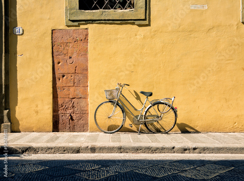 colorful via Santo Spirito in Florence