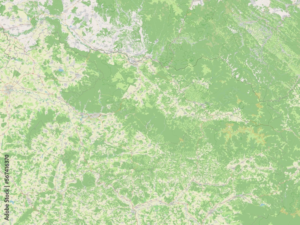 Maramures, Romania. OSM. No legend Maramures, Romania. OSM. No legend