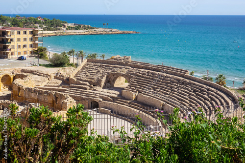 Roman Amphitheatre, Tarragona, Catalonia, Spain, Europe photo