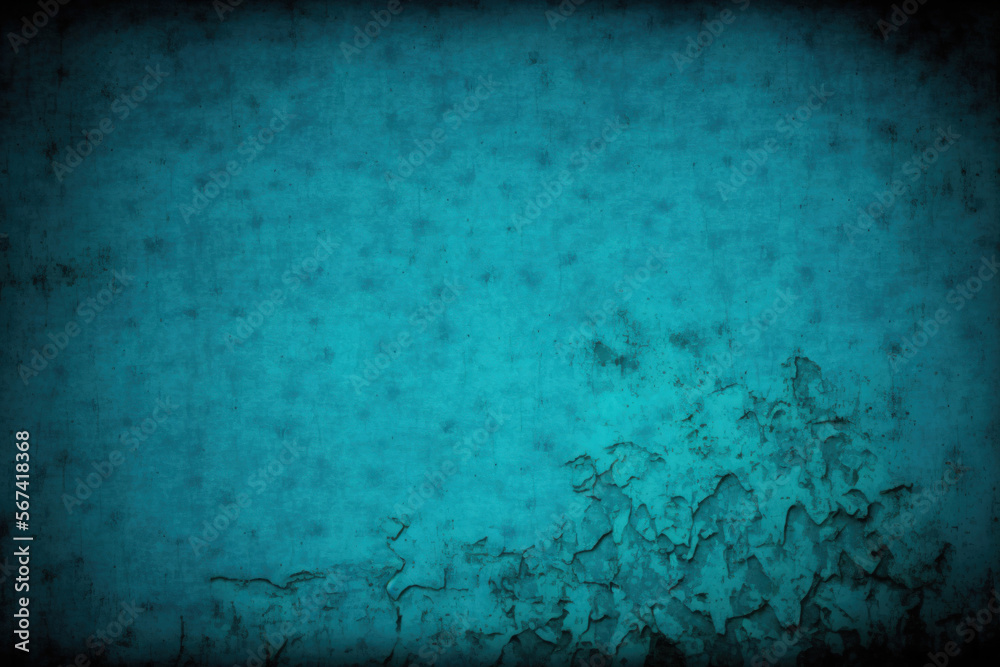 Fototapeta premium Blue grunge background or texture. Generative AI