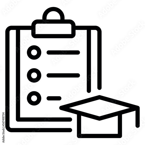 A test to determine a candidate's suitability to undertake a course of study at a university 